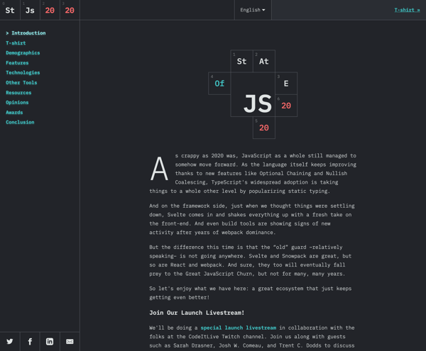 State of JS 2020