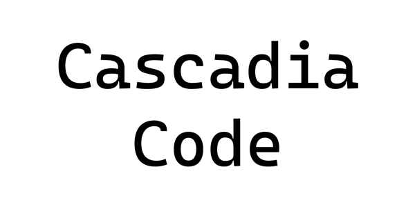 microsoft/cascadia-code: This is a fun, new monospaced font that includes programming ligatures and is designed to enhance the modern look and feel of the Windows Terminal.