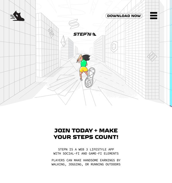 STEPN is a Web3 lifestyle app with Social-Fi and Game-Fi elements