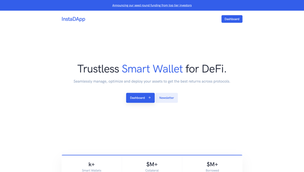 InstaDApp | Your Smart Wallet for DeFi