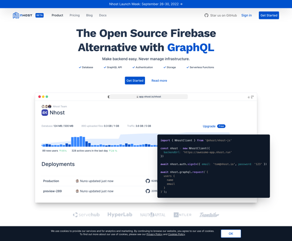 Nhost: The Open Source Firebase Alternative with GraphQL