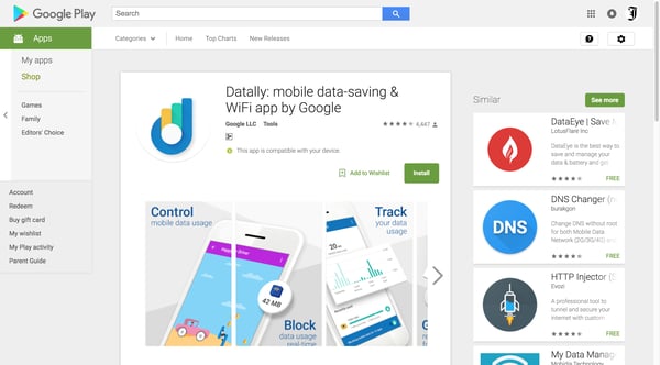 Datally: mobile data-saving & WiFi app by Google - Android Apps on Google Play