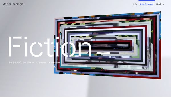 Maison book girl best album “Fiction” 特設サイト