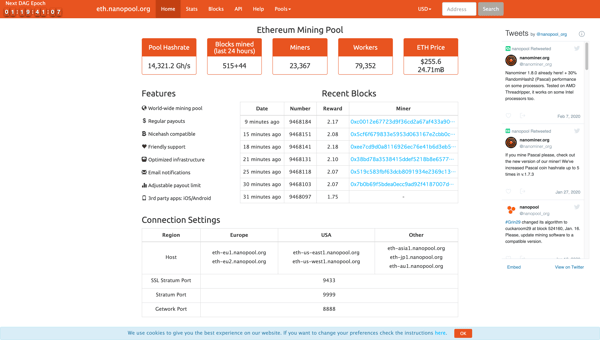Nanopool | Ethereum