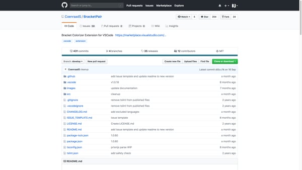 CoenraadS/BracketPair: Bracket Colorizer Extension for VSCode