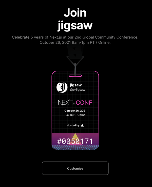 今年も Next.js Conf