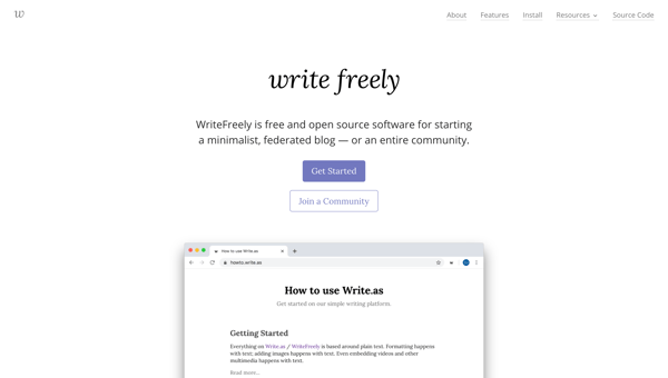 WriteFreely
