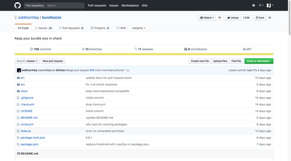 siddharthkp/bundlesize: Keep your bundle size in check