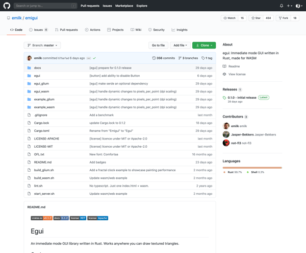emilk/emigui: egui: Immediate mode GUI written in Rust, made for WASM