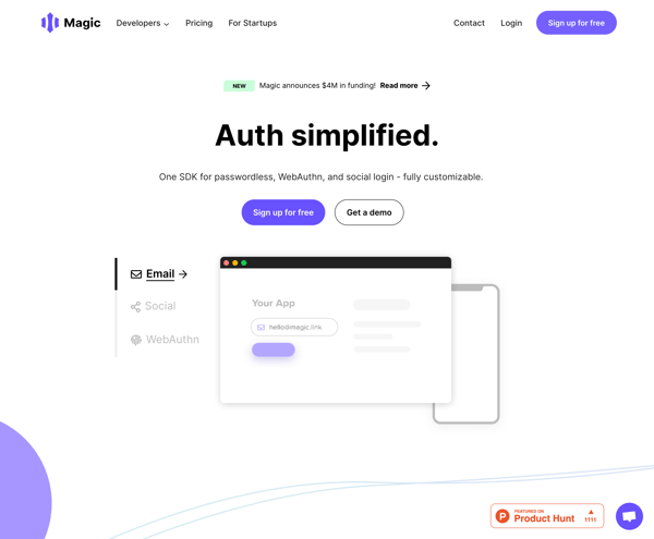 Magic - Auth Simplified