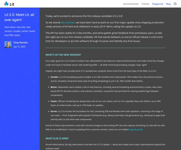 Lit 2.0: Meet Lit, all over again! – Lit