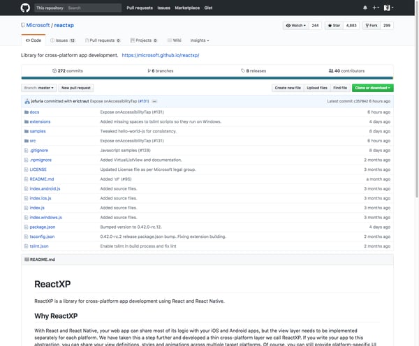 Microsoft/reactxp: Library for cross-platform app development.