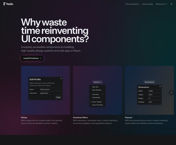 Primitives – Radix UI