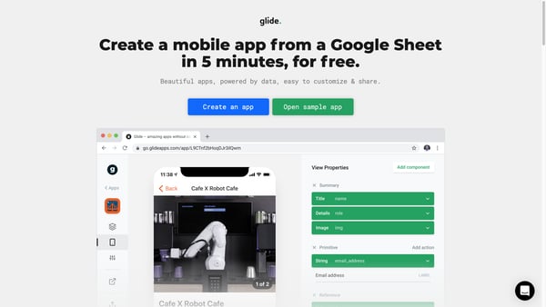 Glide – Amazing apps from Google Sheets