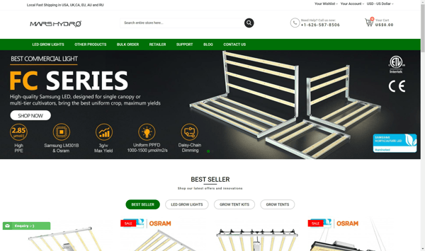 Indoor Led Grow Lights & Grow Tents - Mars Hydro