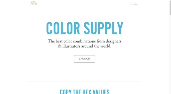 Color Supply - A Hex Color Palette Generator
