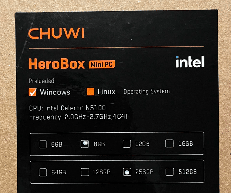 Herobox に Proxmox をインストールする