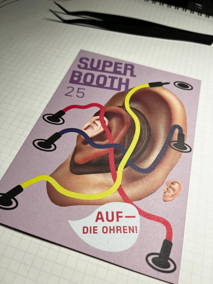 Superbooth 25 のポストカード