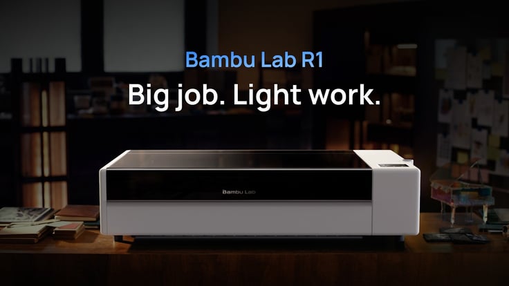 Bambu Lab R1: Serious CO₂ Capability, Made Easier.