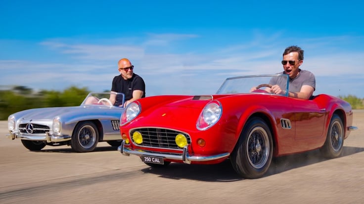 【ドラッグレース！】世界の名だたる名車のミニチュアカー対決！